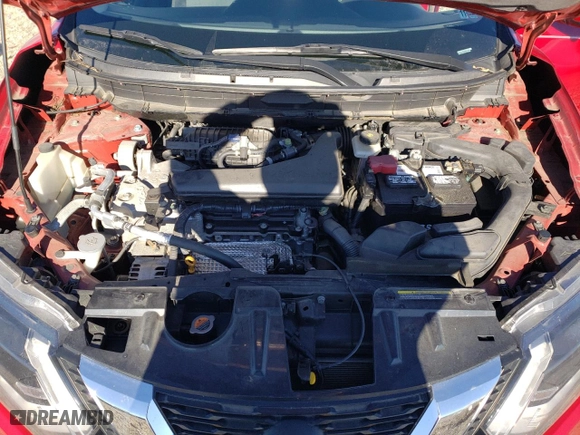 2017 Nissan Rogue S with VIN 5N1AT2MV1HC781968, listed as a Copart auction lot 85262004 with 51,071 mi miles and Salvage Title. Bid and sale history available at carsss.com. Image 12.