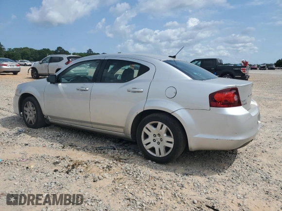 2012 Dodge Avenger SE with VIN 1C3CDZAB2CN102238, listed as a Copart auction lot 54088775 with 167,512 mi miles and Clean Title. Bid and sale history available at carsss.com. Image 2.