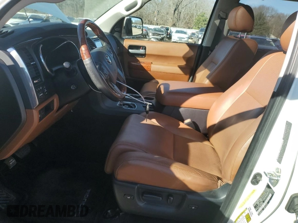 2019 Toyota Sequoia Platinum with VIN 5TDDY5G17KS166005, listed as a Copart auction lot 47090395 with 90,899 mi miles and Salvage Title. Bid and sale history available at carsss.com. Image 7.