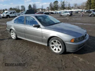 2002 BMW 5 Series 525iA with VIN WBADT43412GZ96236, listed as a Copart auction lot 42825325 with 254,554 mi miles and Salvage Title. Bid and sale history available at carsss.com. Image 4.