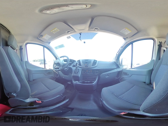 2018 Ford Transit with VIN 1FTYR1YM7JKB32779, listed as a Copart auction lot 55868195 with 112,354 mi miles and Salvage title. Bid and sale history available at DreamBid. Image 15.