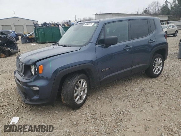 2023 Jeep Renegade (RED) Edition z VIN ZACNJDB17PPP57091, wystawiony jako Copart lot #48048175 z przebiegiem 24 886 mil mil oraz Szkoda całkowita • Salvage title. Historia ofert i sprzedaży dostępna na DreamBid. Obrazek 1.