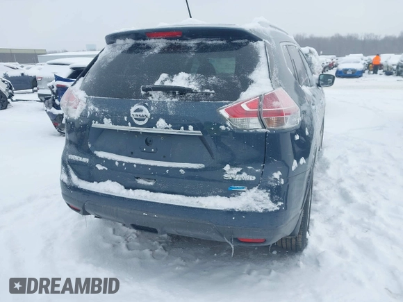 2014 Nissan Rogue S with VIN 5N1AT2MV2EC853126, listed as a IAAI auction lot 41612903 with 118,311 mi miles. Bid and sale history available at carsss.com. Image 4.