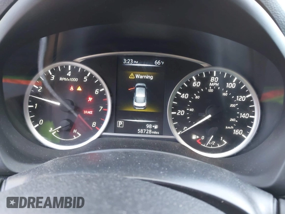 2016 Nissan Sentra S with VIN 3N1AB7APXGL644625, listed as a IAAI auction lot 41829110 with 58,728 mi miles. Bid and sale history available at carsss.com. Image 7.