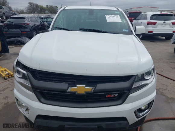 2018 Chevrolet Colorado 2WD Z71 with VIN 1GCGSDENXJ1275813, listed as a IAAI auction lot 41773753 with 38,148 mi miles. Bid and sale history available at carsss.com. Image 13.