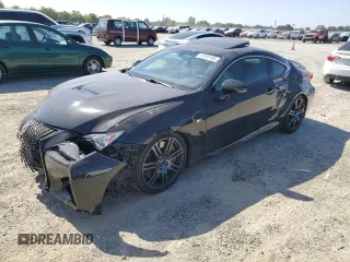 2017 Lexus RC F with VIN JTHHP5BC0H5006154, listed as a Copart auction lot 60855745 with 48,064 mi miles and Salvage title. Bid and sale history available at DreamBid. Image 1.