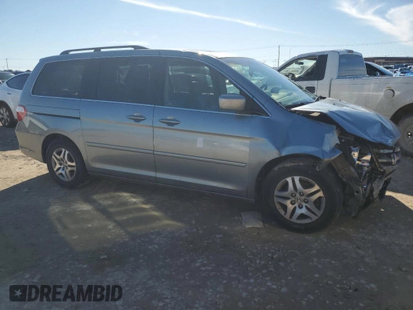 2006 Honda Odyssey EX-L with VIN 5FNRL38706B098605, listed as a Copart auction lot 86913554 with 247,638 mi miles and Salvage Title. Bid and sale history available at carsss.com. Image 4.