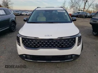 2025 Kia Carnival SX with VIN KNDNE5K37S6453916, listed as a Copart auction lot 82622604 with 0 mi miles and Salvage Title. Bid and sale history available at carsss.com. Image 5.
