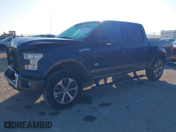2015 Ford F-150 XLT with VIN 1FTEW1EF7FFC92338, listed as a IAAI auction lot 41243701 with 170,249 mi miles. Bid and sale history available at carsss.com. Image 17.