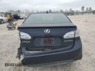 2010 Lexus HS 250h with VIN JTHBB1BA5A2021395, listed as a Copart auction lot 86613024 with 166,612 mi miles and Salvage Title. Bid and sale history available at DreamBid. Image 6.