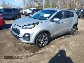 2020 Kia Sportage LX with VIN KNDPMCAC0L7731701, listed as a IAAI auction lot 41417062 with 63,266 mi miles. Bid and sale history available at carsss.com. Image 2.