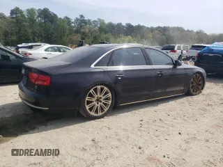 2013 Audi A8 L 3.0L with VIN WAURGAFD2DN028018, listed as a Copart auction lot 54096545 with 0 mi miles and Clean Title. Bid and sale history available at carsss.com. Image 3.