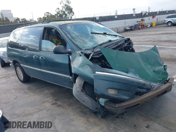 1997 Chrysler Town & Country LXi with VIN 1C4GP54L1VB213059, listed as a IAAI auction lot 39378181 with 1 mi miles. Bid and sale history available at carsss.com. Image 1.