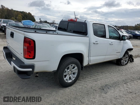 2022 Chevrolet Colorado 2WD LT with VIN 1GCGSCEA8N1312905, listed as a Copart auction lot 78178324 with 24,093 mi miles and Salvage title. Bid and sale history available at DreamBid. Image 3.