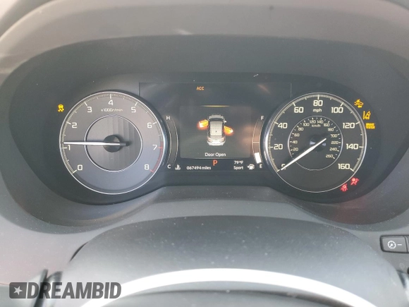 2019 Acura RDX with VIN 5J8TC1H36KL020202, listed as a Copart auction lot 46711655 with 67,494 mi miles and Salvage Title. Bid and sale history available at carsss.com. Image 9.