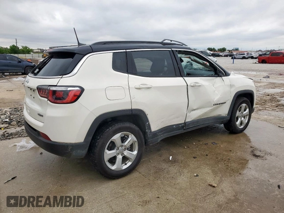 2019 Jeep Compass Latitude z VIN 3C4NJDBB2KT703341, wystawiony jako Copart lot #55974345 z przebiegiem 54 822 mil mil oraz Szkoda całkowita • Salvage title. Historia ofert i sprzedaży dostępna na DreamBid. Obrazek 3.