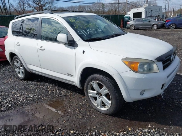 2007 Toyota RAV4 Sport with VIN JTMBD32V875108287, listed as a IAAI auction lot 41742541 with 999,999 mi miles. Bid and sale history available at carsss.com. Image 1.