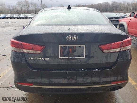 2017 Kia Optima LX with VIN KNAGT4L32H5179088, listed as a Copart auction lot 84076884 with 144,759 mi miles and Salvage Title. Bid and sale history available at carsss.com. Image 6.