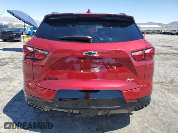 2019 Chevrolet Blazer RS z VIN 3GNKBERS1KS684676, wystawiony jako Copart lot #56251875 z przebiegiem 59 503 mil mil oraz Szkoda całkowita • Salvage title. Historia ofert i sprzedaży dostępna na DreamBid. Obrazek 6.
