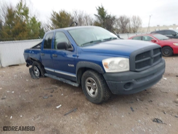2008 Dodge Ram 1500 SLT with VIN 1D7HU18N08S636436, listed as a IAAI auction lot 41750531 with 234,811 mi miles. Bid and sale history available at carsss.com. Image 1.