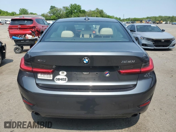 2020 BMW 3 Series 330i xDrive с VIN 3MW5R7J09L8B04982, выставлен на аукционе Copart как лот 59406275 с пробегом 30 754 миль миль и Списание • Salvage title. История ставок и продаж доступна на DreamBid. Изображение 6.