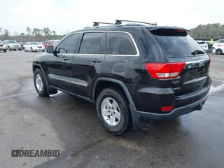 2012 Jeep Grand Cherokee Laredo with VIN 1C4RJEAG2CC259279, listed as a IAAI auction lot 41768024 with 185,161 mi miles. Bid and sale history available at carsss.com. Image 3.