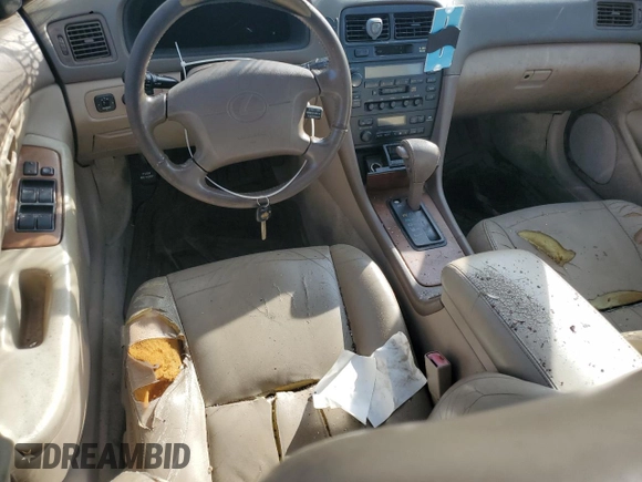 1998 Lexus ES 300 z VIN JT8BF28G4W0091267, wystawiony jako Copart lot #51188585 z przebiegiem Nie podano mil oraz Czysty tytuł • Clean title. Historia ofert i sprzedaży dostępna na DreamBid. Obrazek 8.