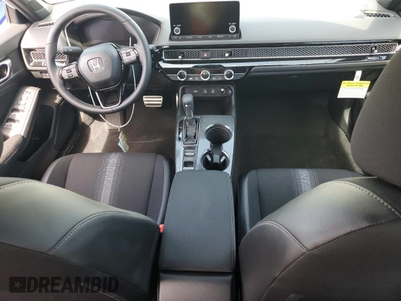 2025 Honda Civic Sport with VIN 2HGFE2F5XSH513833, listed as a Copart auction lot 57674385 with 7 mi miles and Salvage title. Bid and sale history available at DreamBid. Image 8.