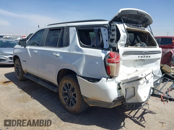 2021 Chevrolet Tahoe Z71 with VIN 1GNSKPKD6MR292371, listed as a IAAI auction lot 41862119 with 81,119 mi miles and . Bid and sale history available at DreamBid. Image 3.