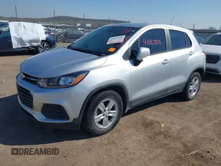 2021 Chevrolet Trax LS with VIN KL7CJKSB1MB308984, listed as a IAAI auction lot 41863856 with 46,121 mi miles. Bid and sale history available at carsss.com. Image 2.