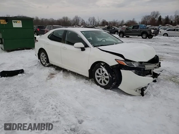 2019 Toyota Camry LE with VIN 4T1B11HK2KU818757, listed as a Copart auction lot 45773145 with 106,210 mi miles and Salvage Title. Bid and sale history available at carsss.com. Image 13.