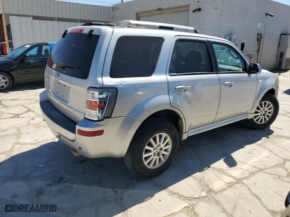 2009 Mercury Mariner Premier with VIN 4M2CU87709KJ24333, listed as a Copart auction lot 71282234 with 180,787 mi miles and Salvage Title. Bid and sale history available at carsss.com. Image 3.