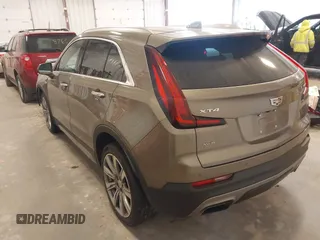 2020 Cadillac XT4 AWD Premium Luxury with VIN 1GYFZDR44LF068018, listed as a IAAI auction lot 41990967 with 11,800 mi miles and . Bid and sale history available at DreamBid. Image 3.