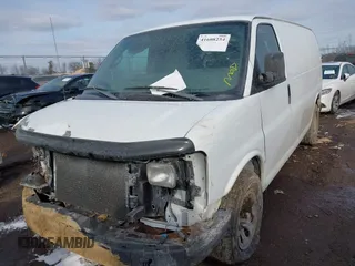 2010 Chevrolet Express Cargo Van with VIN 1GCUGADX6A1154119, listed as a IAAI auction lot 41608254 with 156,816 mi miles. Bid and sale history available at carsss.com. Image 23.