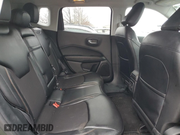 2018 Jeep Compass Latitude with VIN 3C4NJDBB6JT147355, listed as a Copart auction lot 43694585 with 105,230 mi miles and Salvage Title. Bid and sale history available at carsss.com. Image 11.
