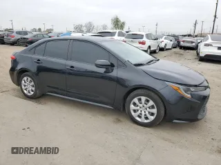 2022 Toyota Corolla LE with VIN JTDEPMAE5NJ215149, listed as a Copart auction lot 55515325 with 107,990 mi miles and Salvage Title. Bid and sale history available at carsss.com. Image 4.