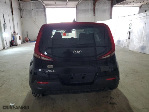 2021 Kia Soul LX with VIN KNDJ23AU3M7756470, listed as a Copart auction lot 79764664 with 96,453 mi miles and Salvage Title. Bid and sale history available at carsss.com. Image 6.