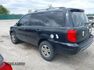 2004 Honda Pilot EX z VIN 2HKYF18504H600002, wystawiony jako IAAI lot #42041728 z przebiegiem 320 212 mil mil oraz . Historia ofert i sprzedaży dostępna na DreamBid. Obrazek 3.