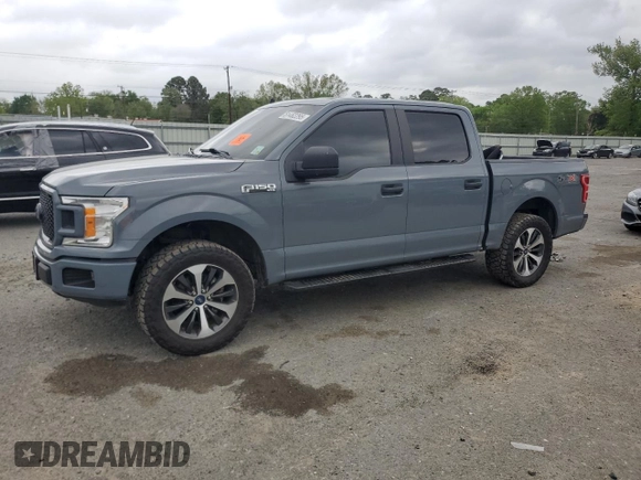 2020 Ford F-150 XL with VIN 1FTEW1C5XLKE22948, listed as a Copart auction lot 51462295 with 94,782 mi miles and Salvage Title. Bid and sale history available at carsss.com. Image 1.