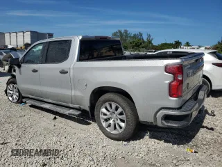 2020 Chevrolet Silverado 1500 Custom with VIN 3GCPWBEF8LG317269, listed as a Copart auction lot 55976795 with 45,878 mi miles and Salvage Title. Bid and sale history available at DreamBid. Image 2.