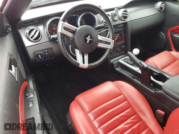 2008 Ford Mustang GT Deluxe with VIN 1ZVHT85H185131800, listed as a Copart auction lot 86317064 with 107,714 mi miles and Salvage Title. Bid and sale history available at DreamBid. Image 8.