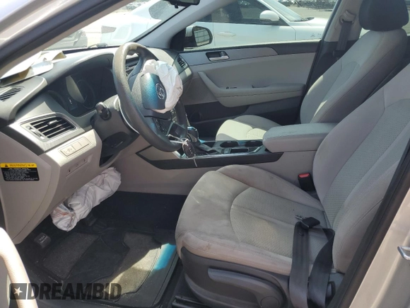 2016 Hyundai Sonata SE with VIN 5NPE24AFXGH387194, listed as a Copart auction lot 53805575 with 168,158 mi miles and Salvage Title. Bid and sale history available at carsss.com. Image 7.