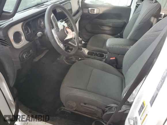 2025 Jeep Wrangler Sahara with VIN 1C4PJXEN0SW500555, listed as a Copart auction lot 83961344 with Not Provided miles and Salvage Title. Bid and sale history available at DreamBid. Image 7.