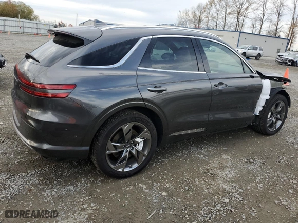 2024 Genesis Electrified GV70 Advanced with VIN 5NMMCET17RH002769, listed as a Copart auction lot 77383524 with 7,137 mi miles and Salvage Title. Bid and sale history available at carsss.com. Image 3.