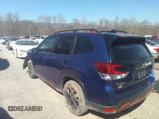 2024 Subaru Forester Sport with VIN JF2SKAGC5RH412374, listed as a IAAI auction lot 41764084 with 22,052 mi miles. Bid and sale history available at carsss.com. Image 3.