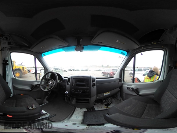 2016 Mercedes-Benz Sprinter Cargo with VIN WD3PE7DD6GP339069, listed as a IAAI auction lot 41837867 with 53,121 mi miles. Bid and sale history available at carsss.com. Image 19.