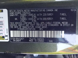 2024 Lexus RX 350 с VIN 2T2BAMCAXRC087499, выставлен на аукционе IAAI как лот 42310089 с пробегом 3 932 миль миль и . История ставок и продаж доступна на DreamBid. Изображение 9.