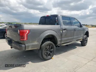 2015 Ford F-150 XLT with VIN 1FTEW1EG5FKE59408, listed as a Copart auction lot 51052595 with 178,674 mi miles and Salvage Title. Bid and sale history available at carsss.com. Image 3.