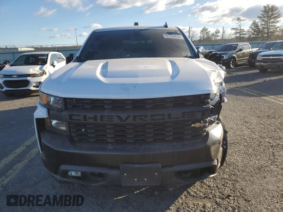 2020 Chevrolet Silverado 1500 Work Truck with VIN 1GCRYAEH1LZ325700, listed as a Copart auction lot 81700634 with 53,251 mi miles and Salvage Title. Bid and sale history available at carsss.com. Image 5.