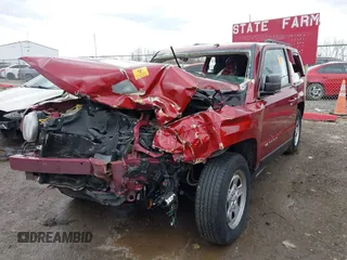 2015 Jeep Patriot Sport with VIN 1C4NJRBB9FD347222, listed as a IAAI auction lot 41932812 with 183,500 mi miles and . Bid and sale history available at carsss.com. Image 2.